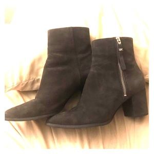 Authentic Michael Kors grey Dawson booties
